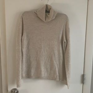 Garnet Hill cashmere turtle neck sweater